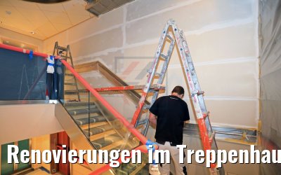 Renovierungen im Treppenhaus Europa 2 Werft