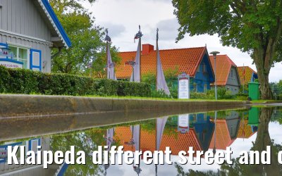 Klaipeda different street and city impressions 31.08.2024