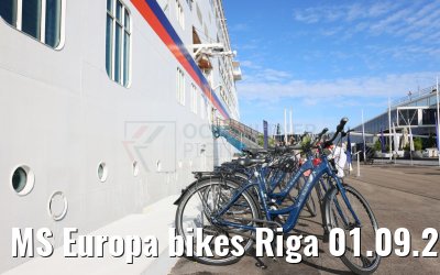 MS Europa bikes Riga 01.09.2024