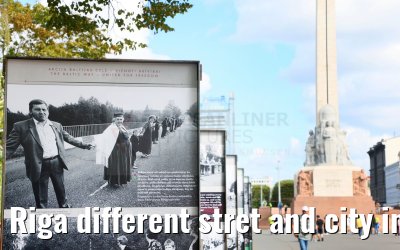 Riga different stret and city impressions 01.09.2024