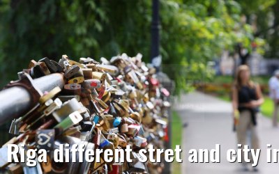 Riga different stret and city impressions 01.09.2024