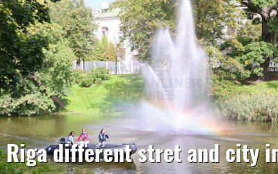 Riga different stret and city impressions 01.09.2024
