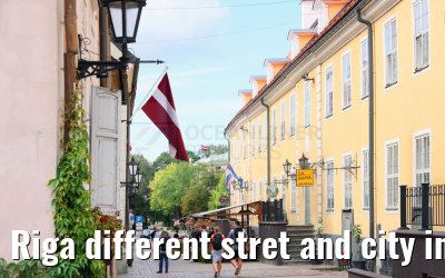 Riga different stret and city impressions 01.09.2024