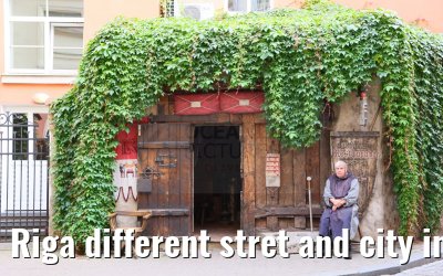 Riga different stret and city impressions 01.09.2024