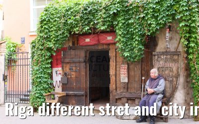 Riga different stret and city impressions 01.09.2024