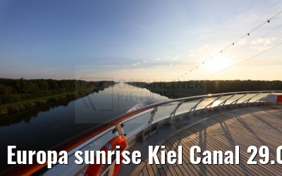 Europa sunrise Kiel Canal 29.08.2024