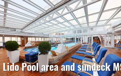 Lido Pool area and sundeck MS Europa