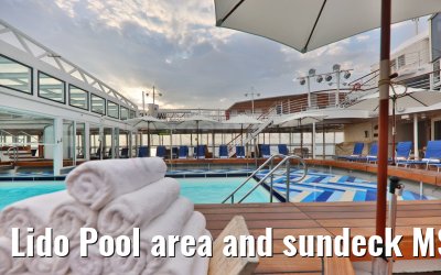 Lido Pool area and sundeck MS Europa