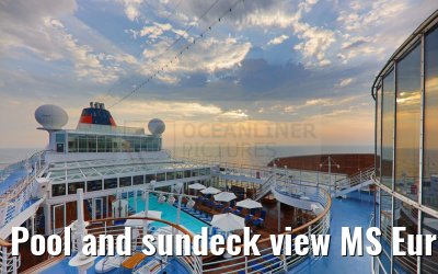 Pool and sundeck view MS Europa