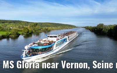 MS Gloria near Vernon, Seine river 19.09.2023