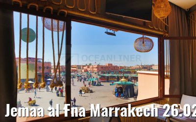 Jemaa al Fna Marrakech 26.02.2025