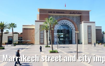 Marrakech street and city impressions 26.02.2025