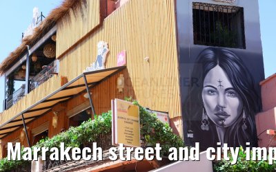 Marrakech street and city impressions 26.02.2025