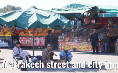 Marrakech street and city impressions 26.02.2025