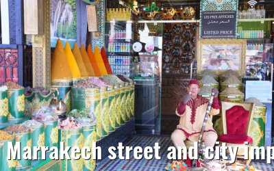 Marrakech street and city impressions 26.02.2025