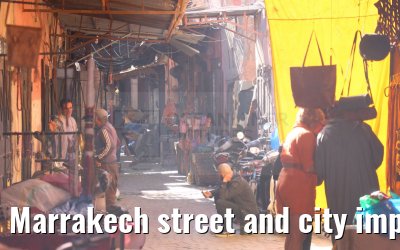 Marrakech street and city impressions 26.02.2025