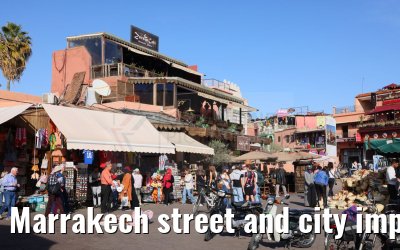Marrakech street and city impressions 26.02.2025