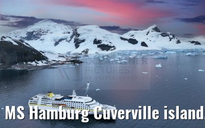 MS Hamburg Cuverville island, Antarctica 23.01.2023