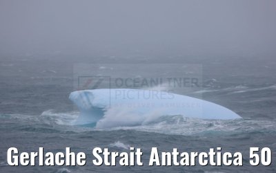 Gerlache Strait Antarctica 50 knots wind 10.01.2023