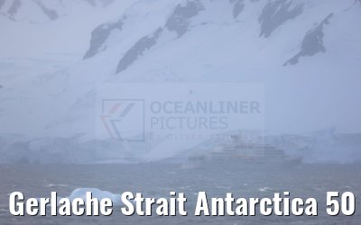 Gerlache Strait Antarctica 50 knots wind 10.01.2023