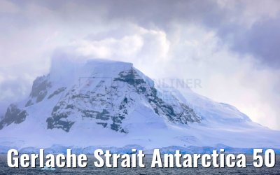 Gerlache Strait Antarctica 50 knots wind 10.01.2023