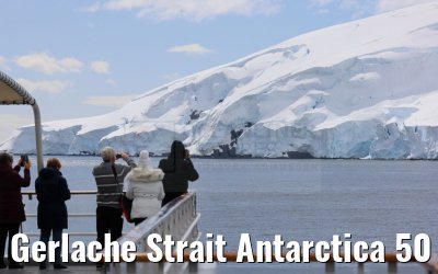 Gerlache Strait Antarctica 50 knots wind 10.01.2023