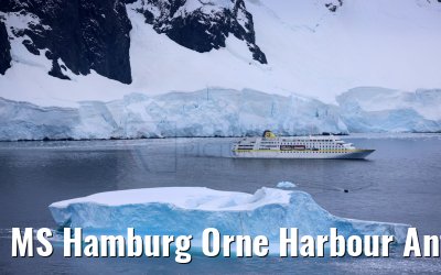 MS Hamburg Orne Harbour Antarctica 22.01.2023