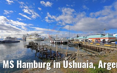 MS Hamburg in Ushuaia, Argentina 13.01.2017