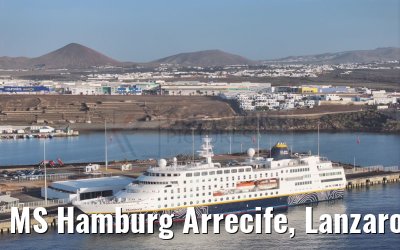 MS Hamburg Arrecife, Lanzarote 25.02.2025