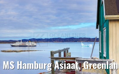 MS Hamburg Asiaat, Greenland 11.08.2024