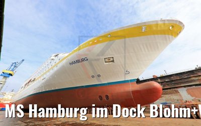 MS Hamburg im Dock Blohm+Voss vor Ausdocken 19.05.2020