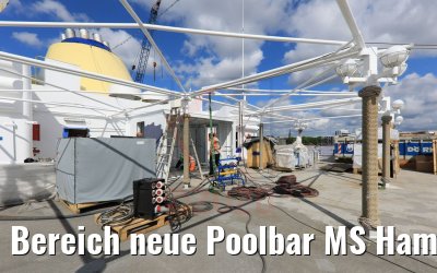 Bereich neue Poolbar MS Hamburg 17.05.2020