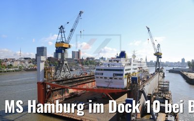 MS Hamburg im Dock 10 bei Blohm+Voss 17.05.2020