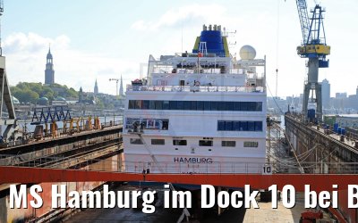 MS Hamburg im Dock 10 bei Blohm+Voss 17.05.2020