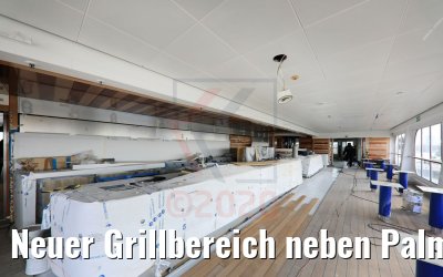Neuer Grillbereich neben Palmgarten MS Hamburg 17.05.2020