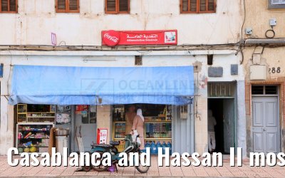 Casablanca and Hassan II mosque 28.02.2025