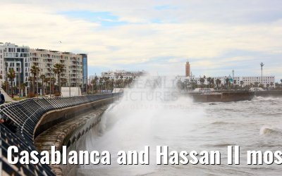 Casablanca and Hassan II mosque 28.02.2025