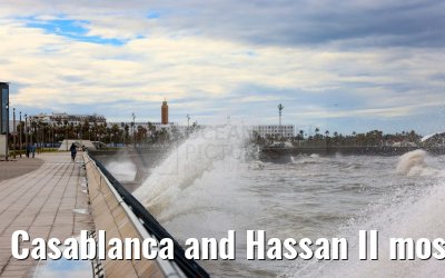 Casablanca and Hassan II mosque 28.02.2025