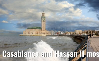 Casablanca and Hassan II mosque 28.02.2025