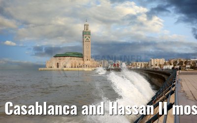 Casablanca and Hassan II mosque 28.02.2025