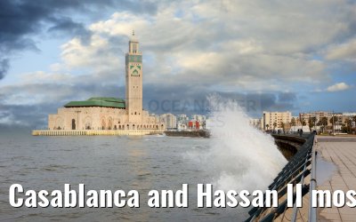 Casablanca and Hassan II mosque 28.02.2025