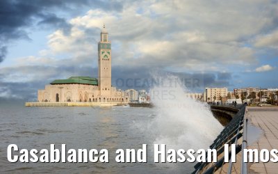 Casablanca and Hassan II mosque 28.02.2025