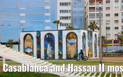 Casablanca and Hassan II mosque 28.02.2025