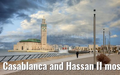 Casablanca and Hassan II mosque 28.02.2025