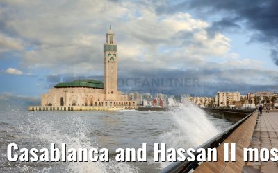 Casablanca and Hassan II mosque 28.02.2025