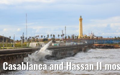 Casablanca and Hassan II mosque 28.02.2025