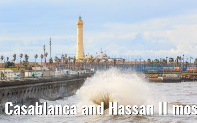 Casablanca and Hassan II mosque 28.02.2025