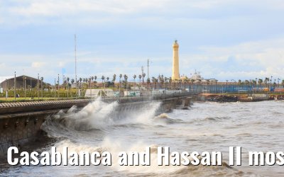 Casablanca and Hassan II mosque 28.02.2025