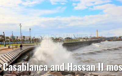 Casablanca and Hassan II mosque 28.02.2025