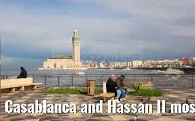 Casablanca and Hassan II mosque 28.02.2025